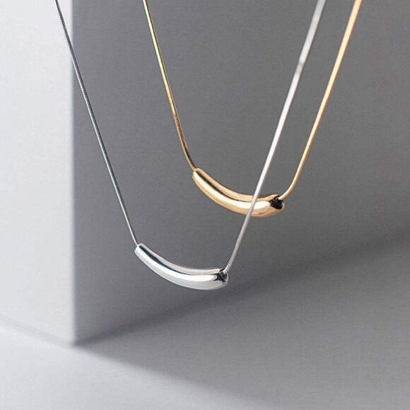 Fashion Jewelry Jewelry - S925 Sterling Silver Energy Necklace Beach Chain Necklace